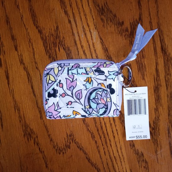 *Price Drop* New Vera Bradley Petite Zip-Around Wallet - Picture 3 of 6